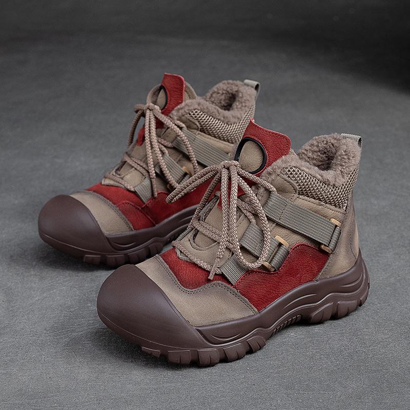 Johnature Теплые хлопковые туфли на толстой подошве из натуральной кожи смешанных цветов на шнуровке женские ботильоны 40 красный
Johnature Теплые хлопковые туфли на толстой подошве из натуральной кожи смешанных цветов на шнуровке женские ботильоны 40 красный