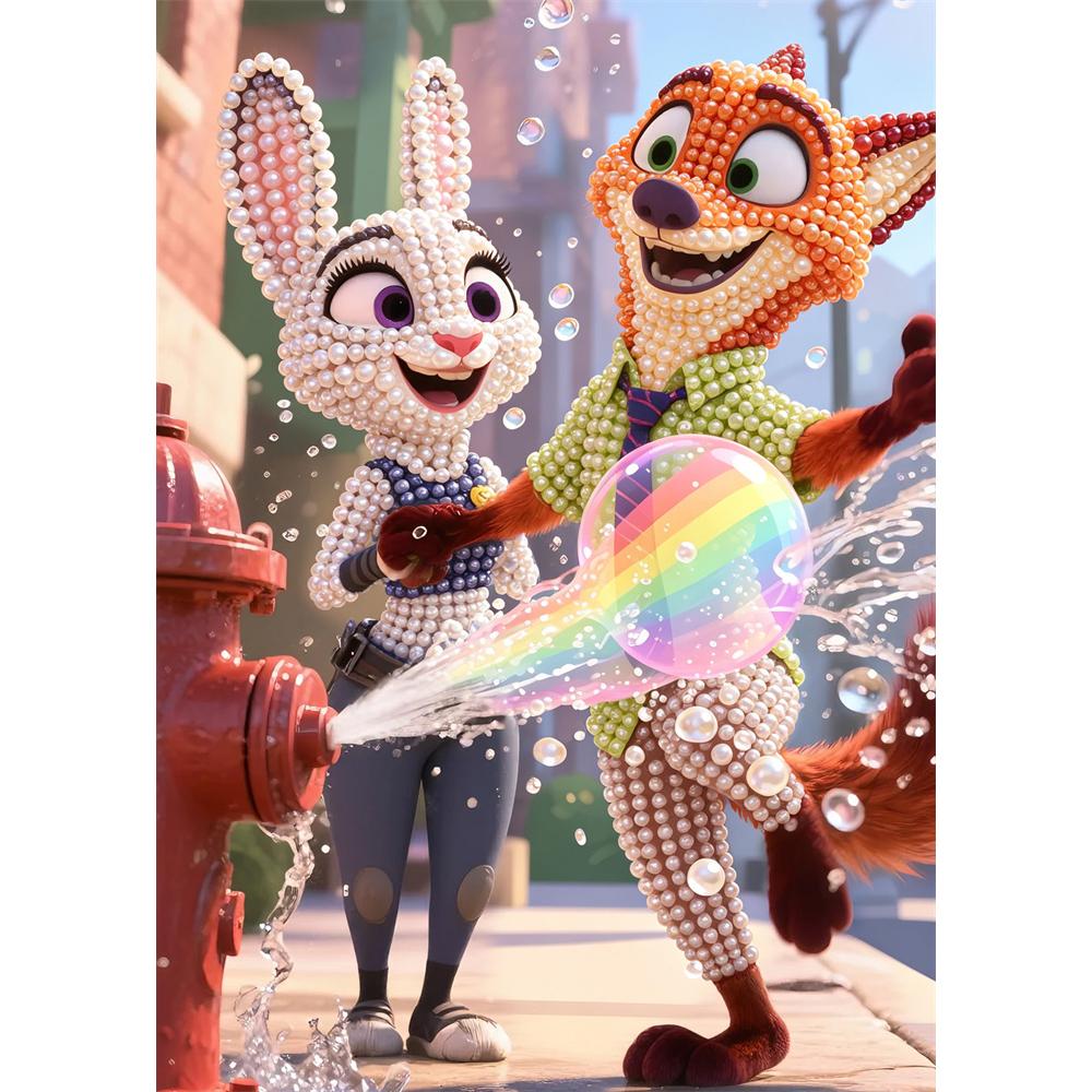 Disney Pearl Art DIY Judy Nick Creative Pearl Style Illustrations | Pearl Gemstone Art for Home Wall Decor Crafts 30x40
Disney Pearl Art DIY Judy Nick Creative Pearl Style Illustrations | Pearl Gemstone Art for Home Wall Decor Crafts 30x40