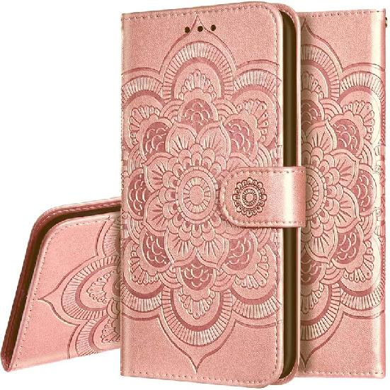 OOPKINS Samsung A32 5G Case PU Leather Mandala Embossed Design Phone Case Flip Notebook Wallet Card Slot Holder Magnetic Stand Cover for Samsung рожевий колір золота
OOPKINS Samsung A32 5G Case PU Leather Mandala Embossed Design Phone Case Flip Notebook Wallet Card Slot Holder Magnetic Stand Cover for Samsung рожевий колір золота