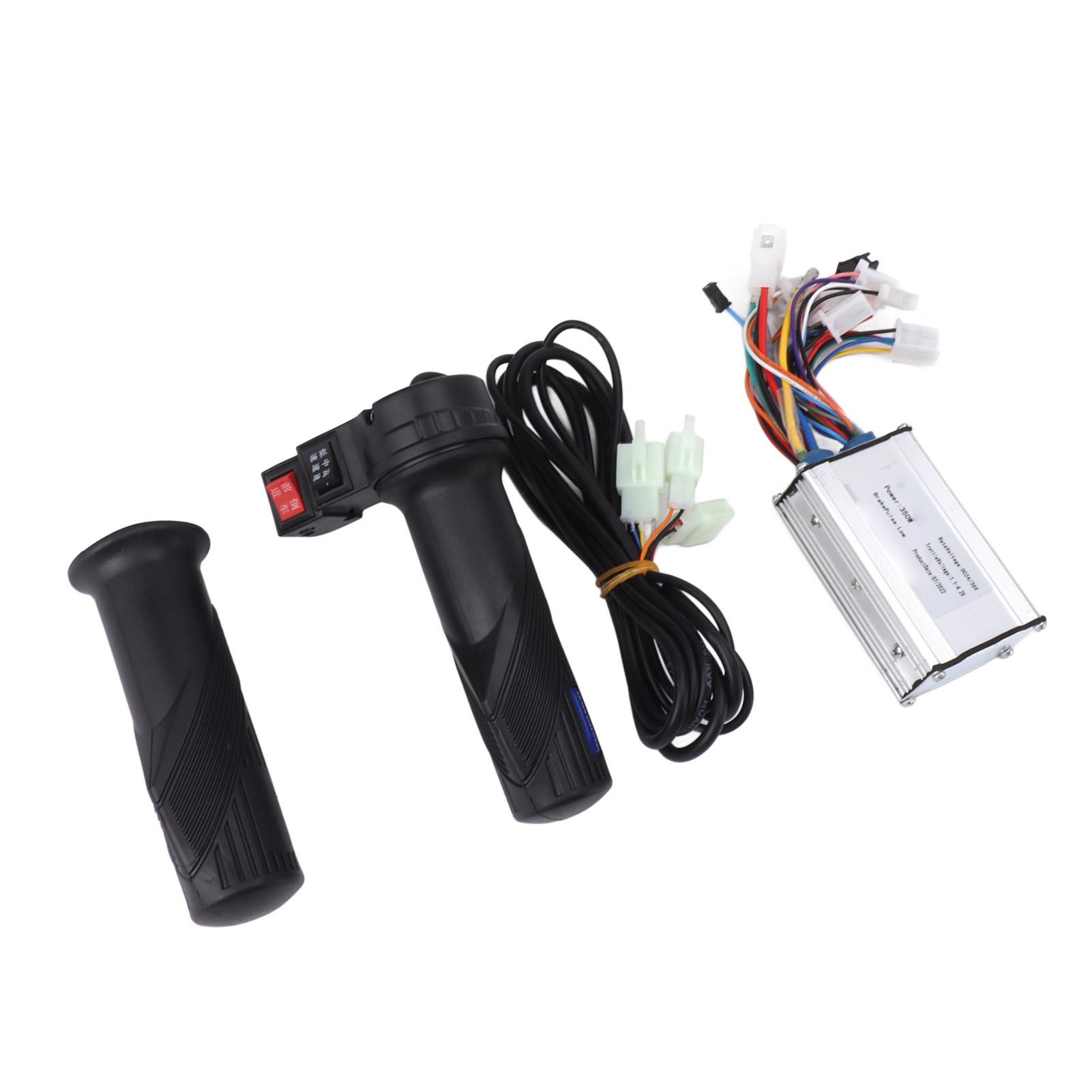24V 36V 350W Brushless Controller Long Line 3 Speed Reversing Throttle Grip Set Electric Bicycle Conversion Kit
24V 36V 350W Brushless Controller Long Line 3 Speed Reversing Throttle Grip Set Electric Bicycle Conversion Kit