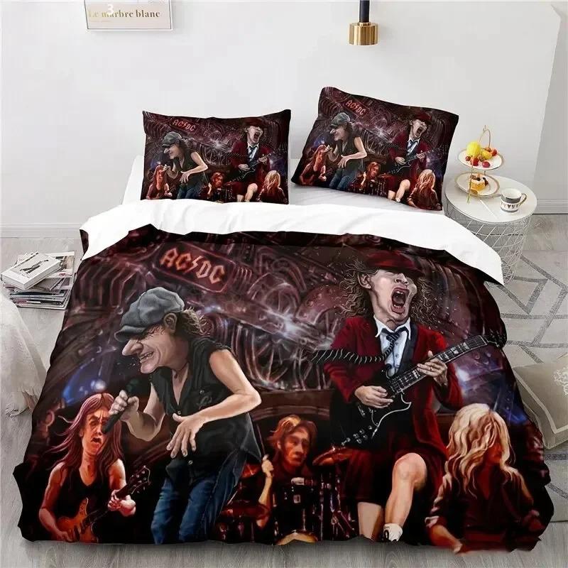 3D Printed Rock Band AC/DC Bedding Set Bedroom Soft Modern Bedspreads Comefortable Kids Duvet Cover Quilt Cover And Pillowcase US Queen 228x228cm
3D Printed Rock Band AC/DC Bedding Set Bedroom Soft Modern Bedspreads Comefortable Kids Duvet Cover Quilt Cover And Pillowcase US Queen 228x228cm