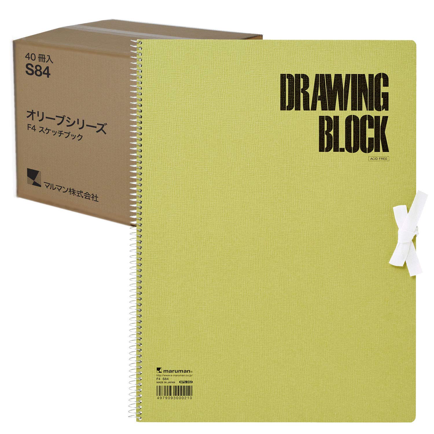 Maruman Sketchbook F4 Olive Series Drawing Paper Thick 20 Sheets S84X40 40 Books білий
Maruman Sketchbook F4 Olive Series Drawing Paper Thick 20 Sheets S84X40 40 Books білий