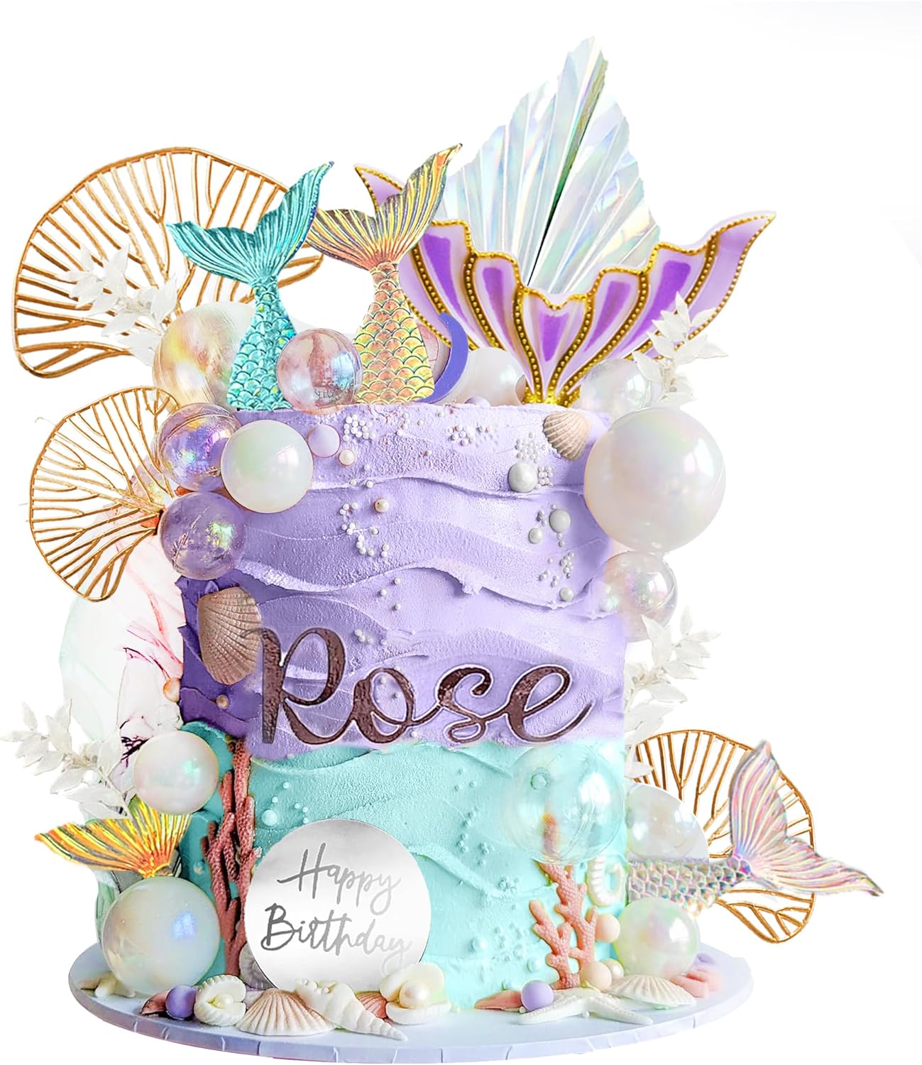 Mermaid Tail Cake Toppers White Pearl Balls for Girl Kid Birthday Under the Sea Party Mermaid Theme Party Baby Shower Supplies
Mermaid Tail Cake Toppers White Pearl Balls for Girl Kid Birthday Under the Sea Party Mermaid Theme Party Baby Shower Supplies