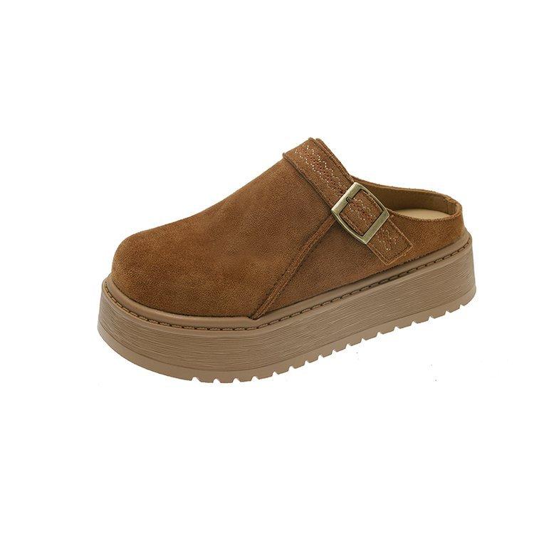 Lazy platform bag head slippers women s 2025 autumn new height increase outer wear one pedal casual skirt Boken shoes 40 верблюд
Lazy platform bag head slippers women s 2025 autumn new height increase outer wear one pedal casual skirt Boken shoes 40 верблюд