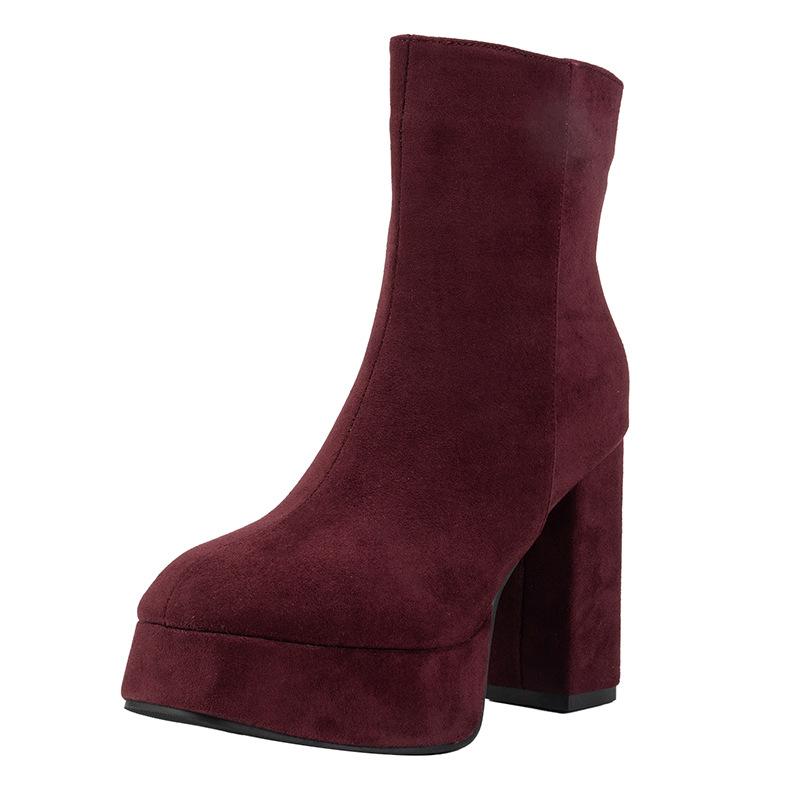 Супер высокие каблуки модные ботинки осень и зима новые европейский и американский стиль водонепроницаемые на платформе квадратный носок короткие ботинки замшевые толстый каблук ботинки Мартин 40
Супер высокие каблуки модные ботинки осень и зима новые европейский и американский стиль водонепроницаемые на платформе квадратный носок короткие ботинки замшевые толстый каблук ботинки Мартин 40