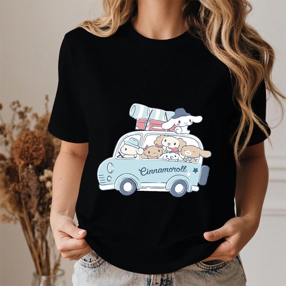 2026 Summer Cinnamoroll and Friends Road Trip Print Cotton T Shirt for Women Casual Comfortable Soft Daily Wear Top S
2026 Summer Cinnamoroll and Friends Road Trip Print Cotton T Shirt for Women Casual Comfortable Soft Daily Wear Top S