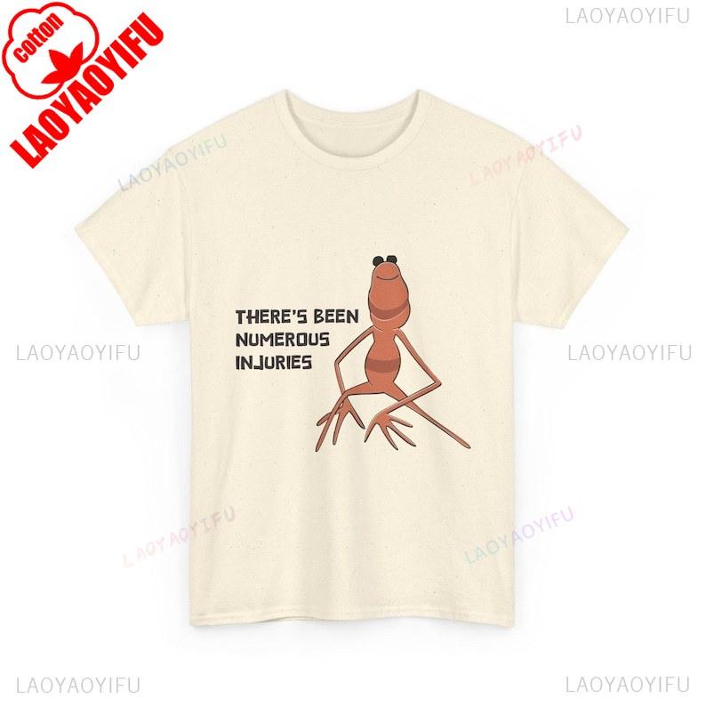 Marcus The Worm Numerous Injuries Pair Letters Printed Tshirt Tops Allmatch Casual Style Crewneck Cotton Tops Tee Shirt Short S
Marcus The Worm Numerous Injuries Pair Letters Printed Tshirt Tops Allmatch Casual Style Crewneck Cotton Tops Tee Shirt Short S