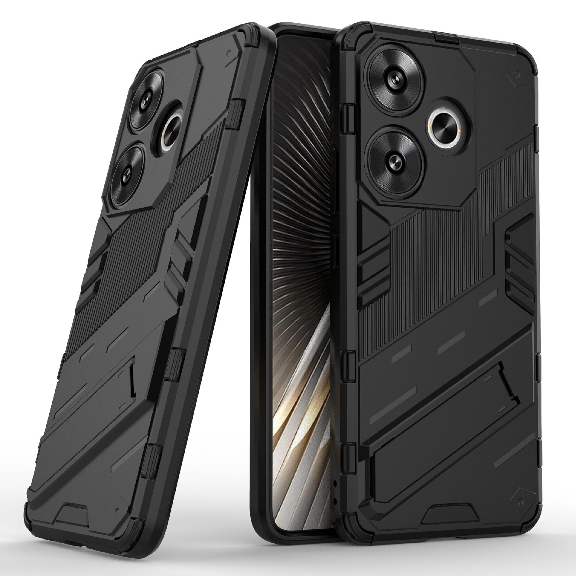 For Xiaomi Redmi Turbo 3 5G/Poco F6 5G Case Shockproof PC+TPU Phone Cover with Kickstand Black
For Xiaomi Redmi Turbo 3 5G/Poco F6 5G Case Shockproof PC+TPU Phone Cover with Kickstand Black