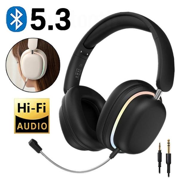 Складные беспроводные наушники Bluetooth 5.3 с шумоподавлением, проводные наушники HIFI с басами, игровая гарнитура с микрофоном, RGB-подсветкой
Складные беспроводные наушники Bluetooth 5.3 с шумоподавлением, проводные наушники HIFI с басами, игровая гарнитура с микрофоном, RGB-подсветкой