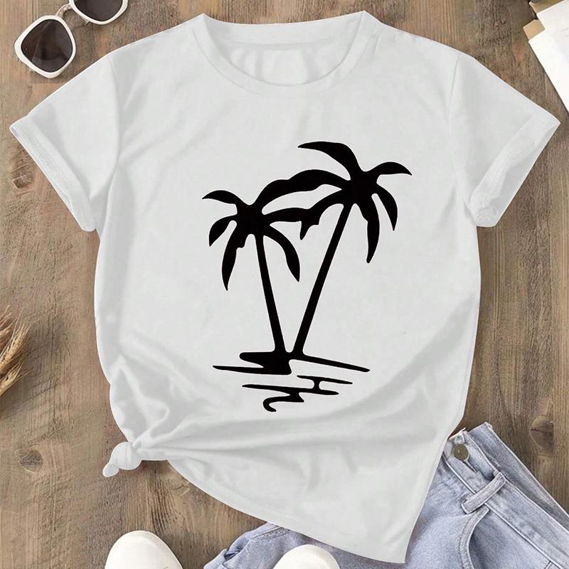 Fashion Women Creative Tree Silhouette Print T Shirt Funny Casual O-neck Short Sleeves T-shirt Summer Female Tee Shirt
Fashion Women Creative Tree Silhouette Print T Shirt Funny Casual O-neck Short Sleeves T-shirt Summer Female Tee Shirt