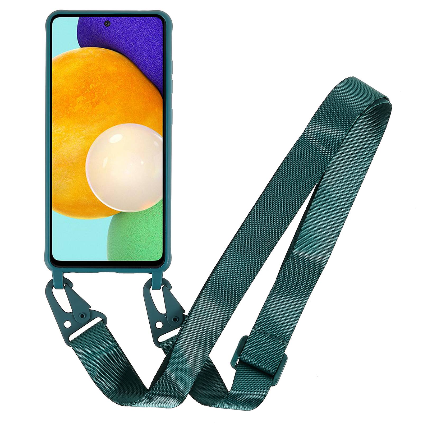 For Samsung Galaxy A53 5G Flexible Matte TPU Phone Cover with Wide Strap All-Round Protection Case Dark Green
For Samsung Galaxy A53 5G Flexible Matte TPU Phone Cover with Wide Strap All-Round Protection Case Dark Green