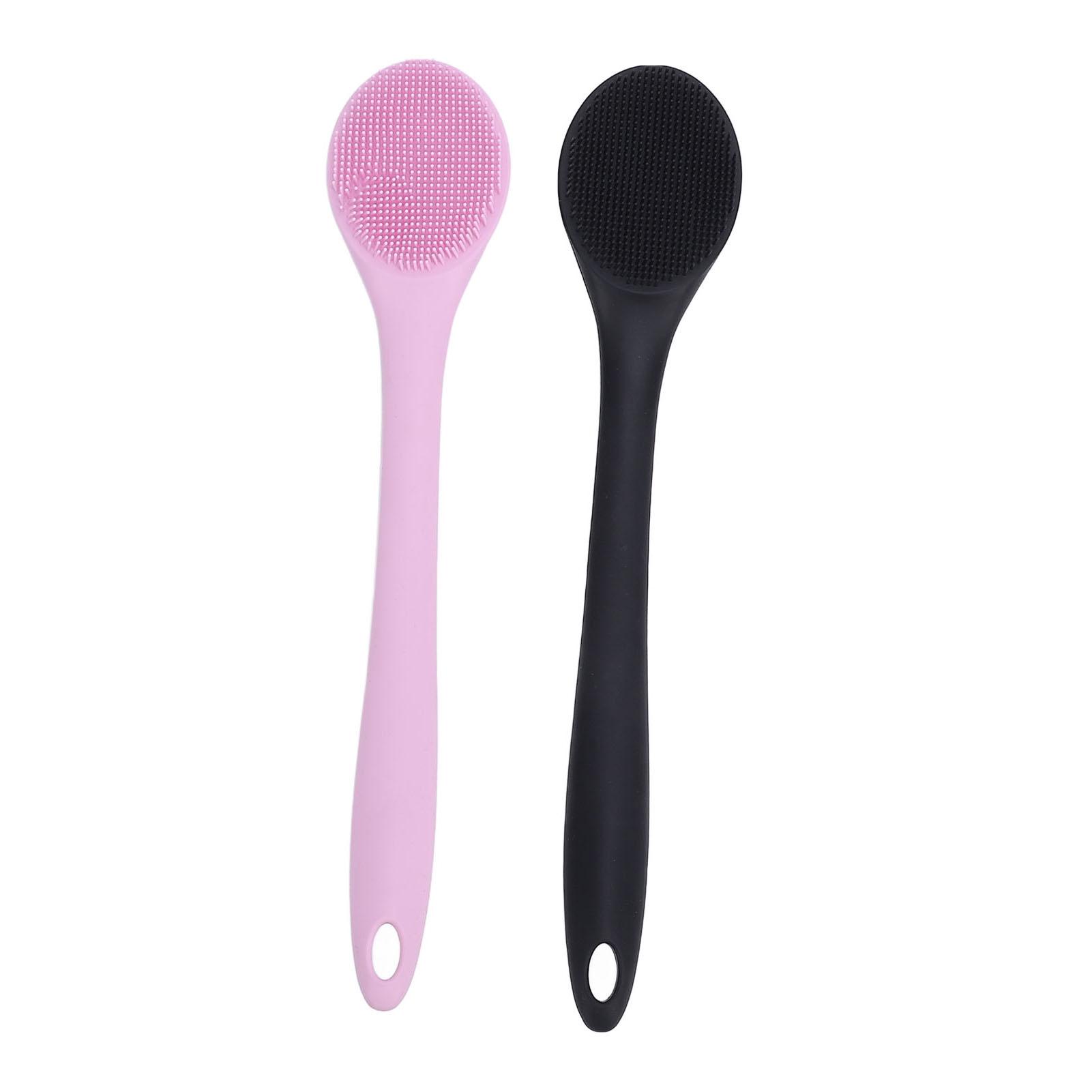 Silicone Back Scrubber for Shower Long Handle Quick Drying Produce Rich Foam Exfoliating Shower Brus Black
Silicone Back Scrubber for Shower Long Handle Quick Drying Produce Rich Foam Exfoliating Shower Brus Black