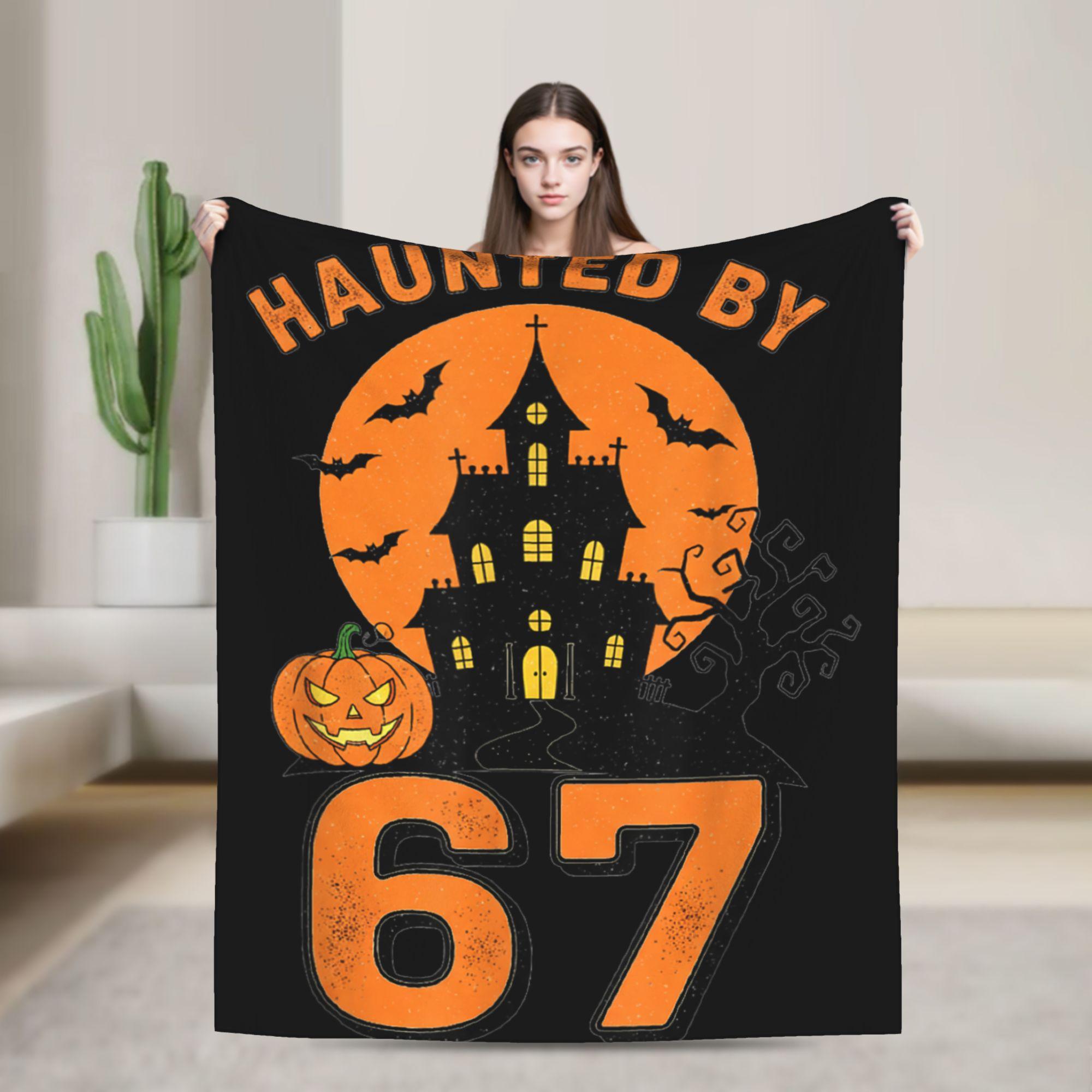 Haunted by 67 Halloween Ghost Super Warm Blankets Picnic Plush Throw Blanket Living Room Flannel Bedspread Sofa Bed Cover 30x40in
Haunted by 67 Halloween Ghost Super Warm Blankets Picnic Plush Throw Blanket Living Room Flannel Bedspread Sofa Bed Cover 30x40in