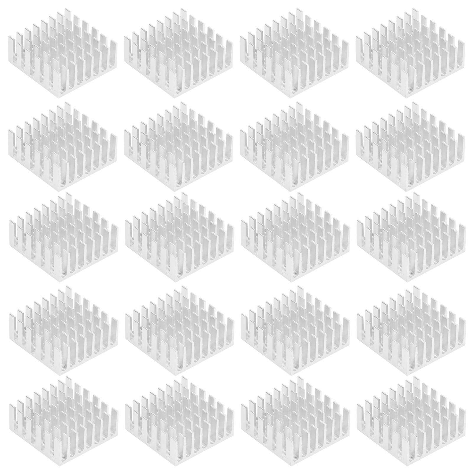 20Pcs Heat Sink Silver Aluminum Heat Dissipation for CPU with Adhesive TP25 x 10 x 25
20Pcs Heat Sink Silver Aluminum Heat Dissipation for CPU with Adhesive TP25 x 10 x 25