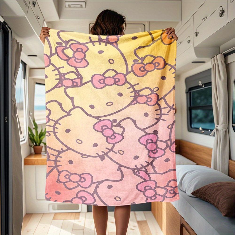 1pc Kuromi, Pink, Kitty RV flannel blanket, pattern printed blanket, sofa bed couch car office camping travel warm comfortable soft blanket, 130x150cm
1pc Kuromi, Pink, Kitty RV flannel blanket, pattern printed blanket, sofa bed couch car office camping travel warm comfortable soft blanket, 130x150cm