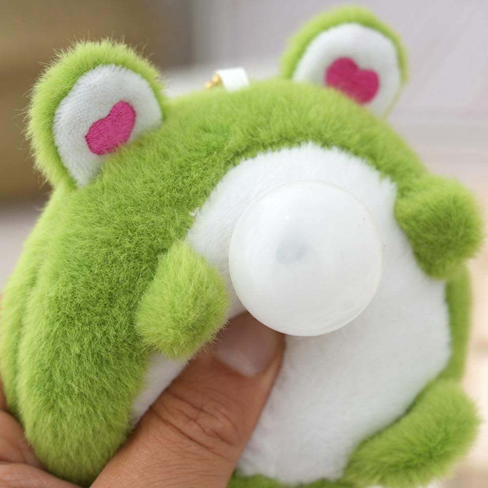 Squeaking Plush Dolls Pendant Cartoon Car Keyring Cute Bubble Frog Keychain Birthday Gift
Squeaking Plush Dolls Pendant Cartoon Car Keyring Cute Bubble Frog Keychain Birthday Gift