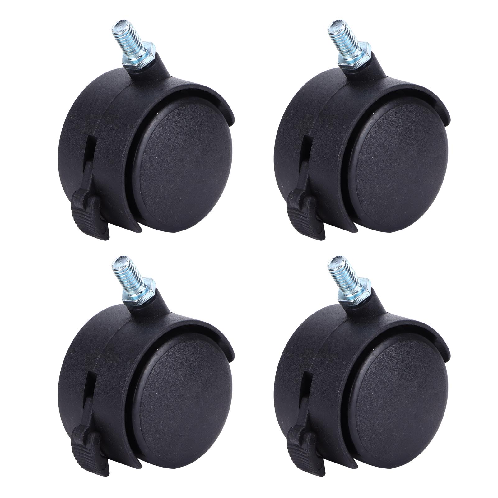 4Pcs 2in Universal Casters with Brake Mute 360 Degree Rotating Wheels Furniture Supply
4Pcs 2in Universal Casters with Brake Mute 360 Degree Rotating Wheels Furniture Supply