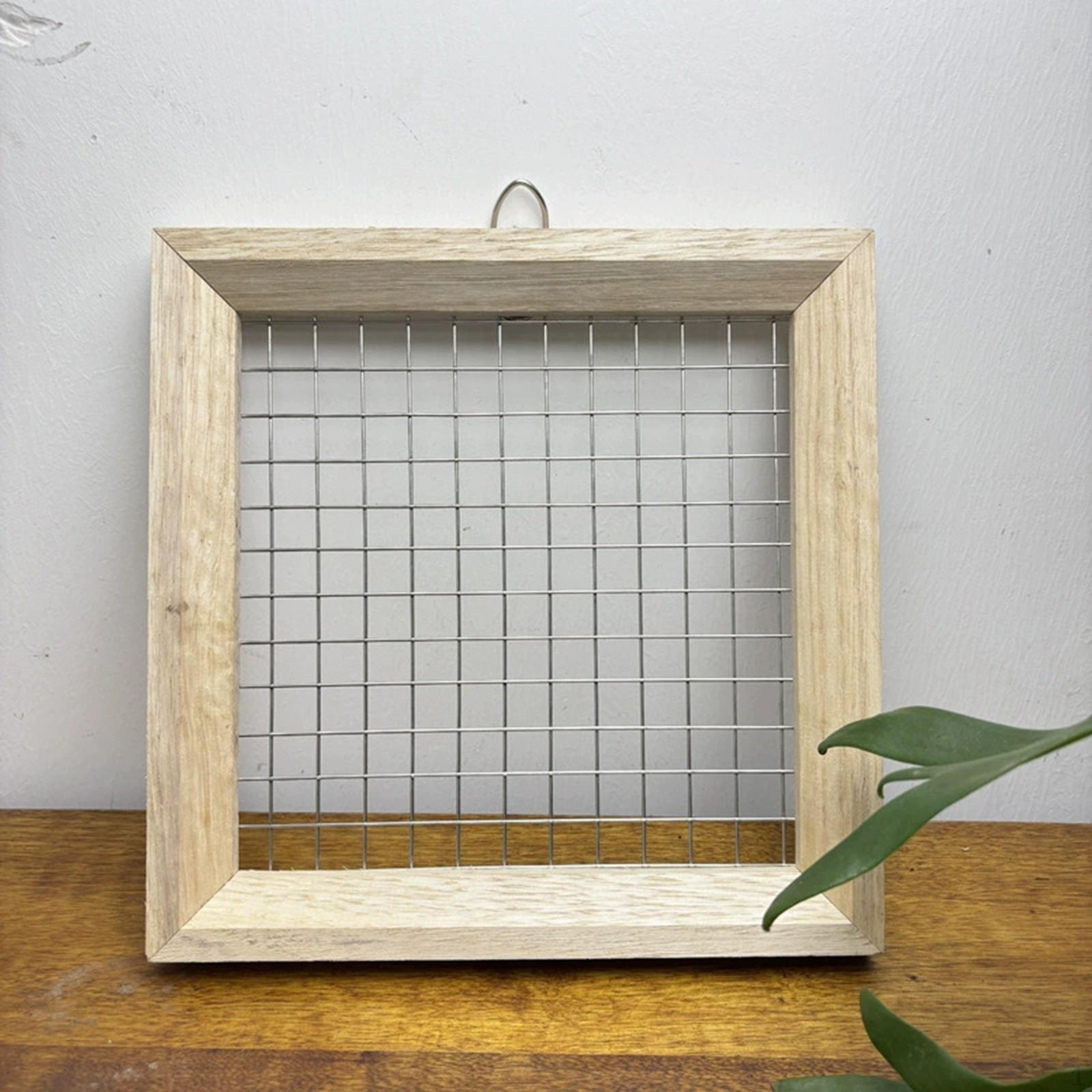 Planter Air Plant Frame Decorative Wood Hanging Airplant Holder Fern , for Small Ferns Wood Color
Planter Air Plant Frame Decorative Wood Hanging Airplant Holder Fern , for Small Ferns Wood Color