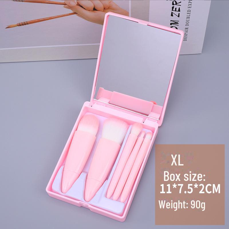 Портативный мини-набор кистей для макияжа с зеркалом — дорожные инструменты для теней и тональной основы
Портативный мини-набор кистей для макияжа с зеркалом — дорожные инструменты для теней и тональной основы