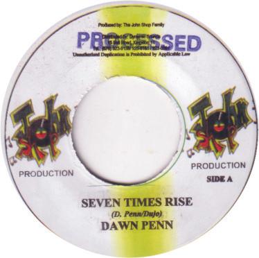 7inch Record DAWN PENN - Seven Times Rise NONE John Shop Recor Jamaica Reggae, Ska & Dub Used
7inch Record DAWN PENN - Seven Times Rise NONE John Shop Recor Jamaica Reggae, Ska & Dub Used