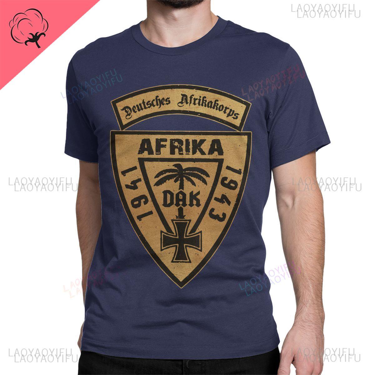 Круглий виріз DAK Німецький Африканський Корпус Африка 1941-43 Футболки Вермахт Футболки для Чоловіків Жінок Футболка з Чистої Бавовни Топи з Коротким Рукавом 4XL
Круглий виріз DAK Німецький Африканський Корпус Африка 1941-43 Футболки Вермахт Футболки для Чоловіків Жінок Футболка з Чистої Бавовни Топи з Коротким Рукавом 4XL