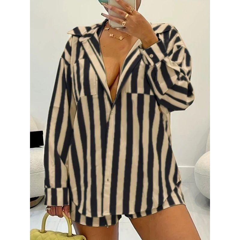 Printed Shirt Shorts Two-Piece Set Women Print Shirts Shorts Two-piece Set Women 4 S
Printed Shirt Shorts Two-Piece Set Women Print Shirts Shorts Two-piece Set Women 4 S