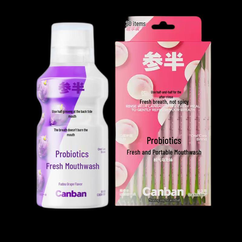 Can Ban Fresh Breath Probiotic Mouthwash Bundle
Can Ban Fresh Breath Probiotic Mouthwash Bundle