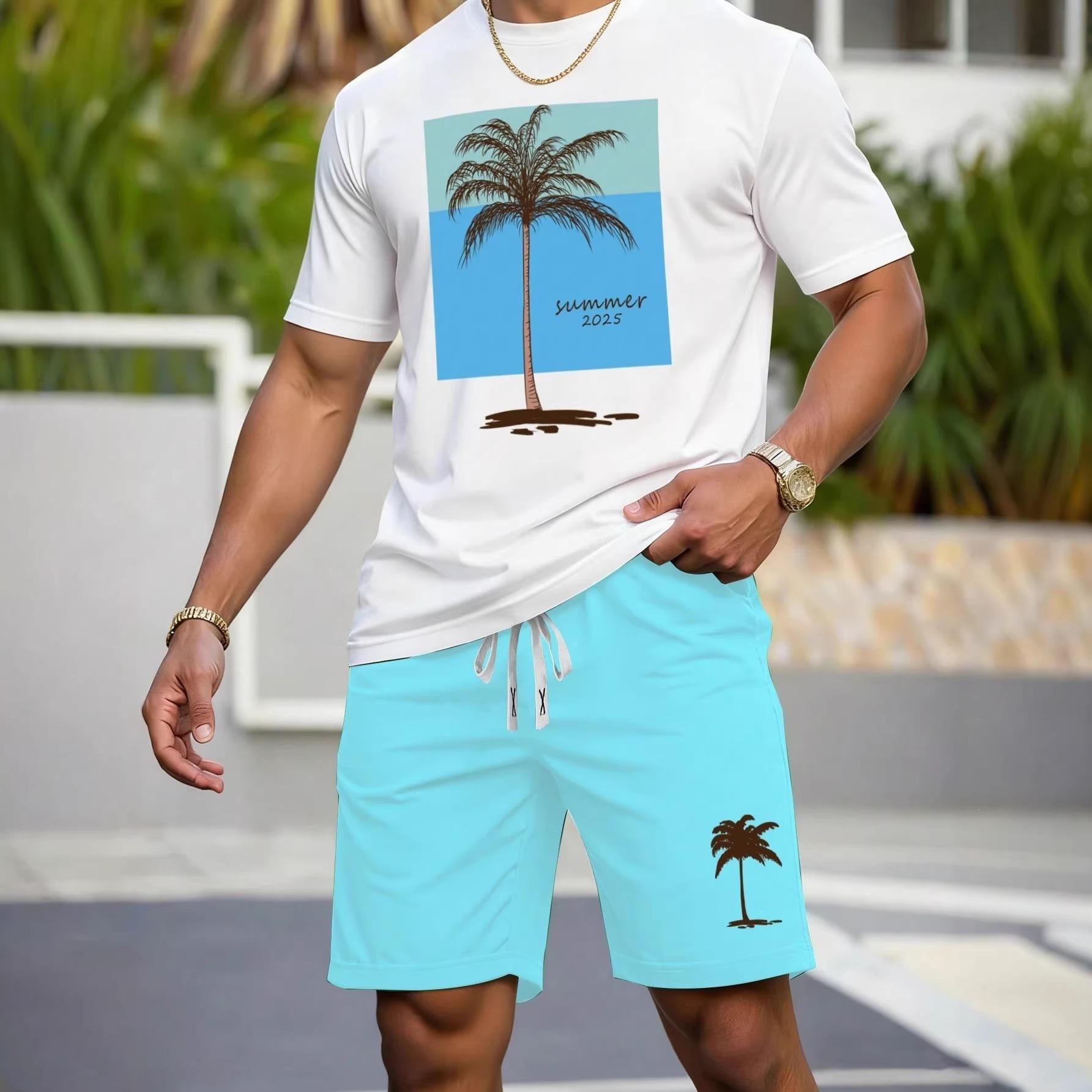 Summer Men s Coconut Tree Series 3D Printed Sports Suit Fashion Trend Versatile Casual S
Summer Men s Coconut Tree Series 3D Printed Sports Suit Fashion Trend Versatile Casual S