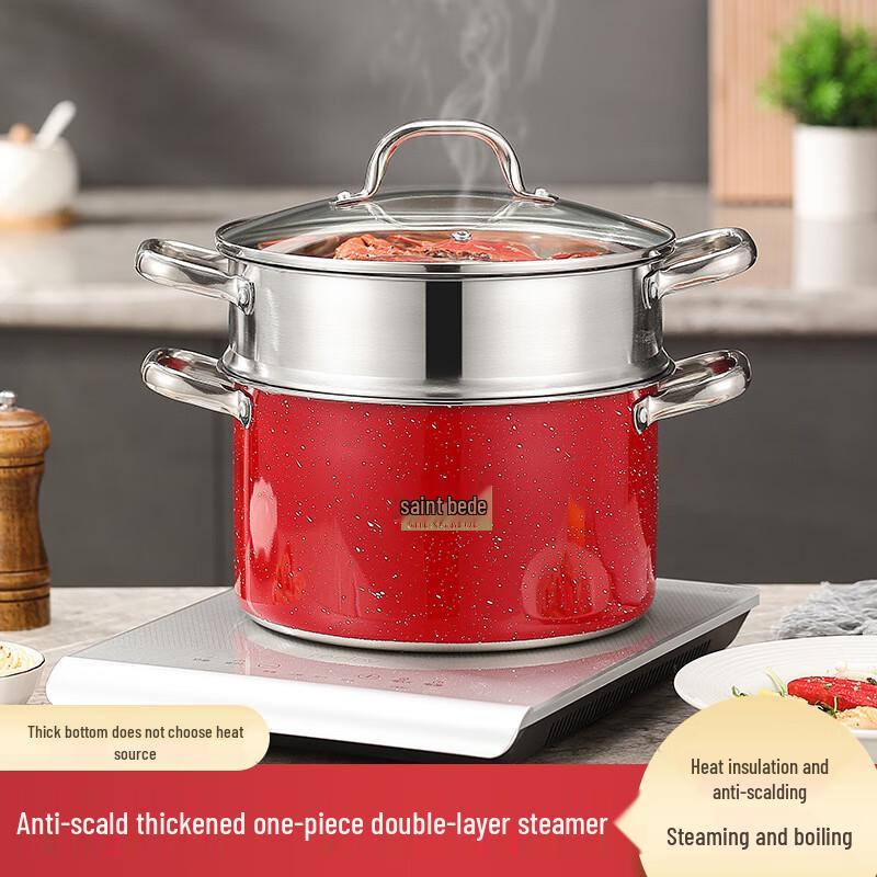 Sheng Bi De 26cm Double-Layer Stainless Steel Steamer Pot
Sheng Bi De 26cm Double-Layer Stainless Steel Steamer Pot