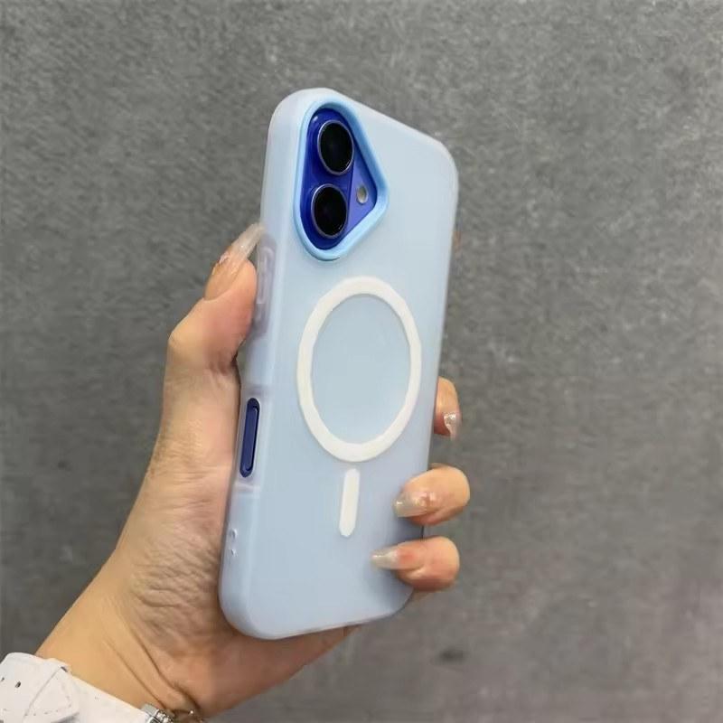 Желейный цвет Magsafe Контрастный чехол iPhone17 16 15 14 13 12 Pro Max Матовый Беспроводная зарядка Цветной чехол iPhone 16 синий
Желейный цвет Magsafe Контрастный чехол iPhone17 16 15 14 13 12 Pro Max Матовый Беспроводная зарядка Цветной чехол iPhone 16 синий