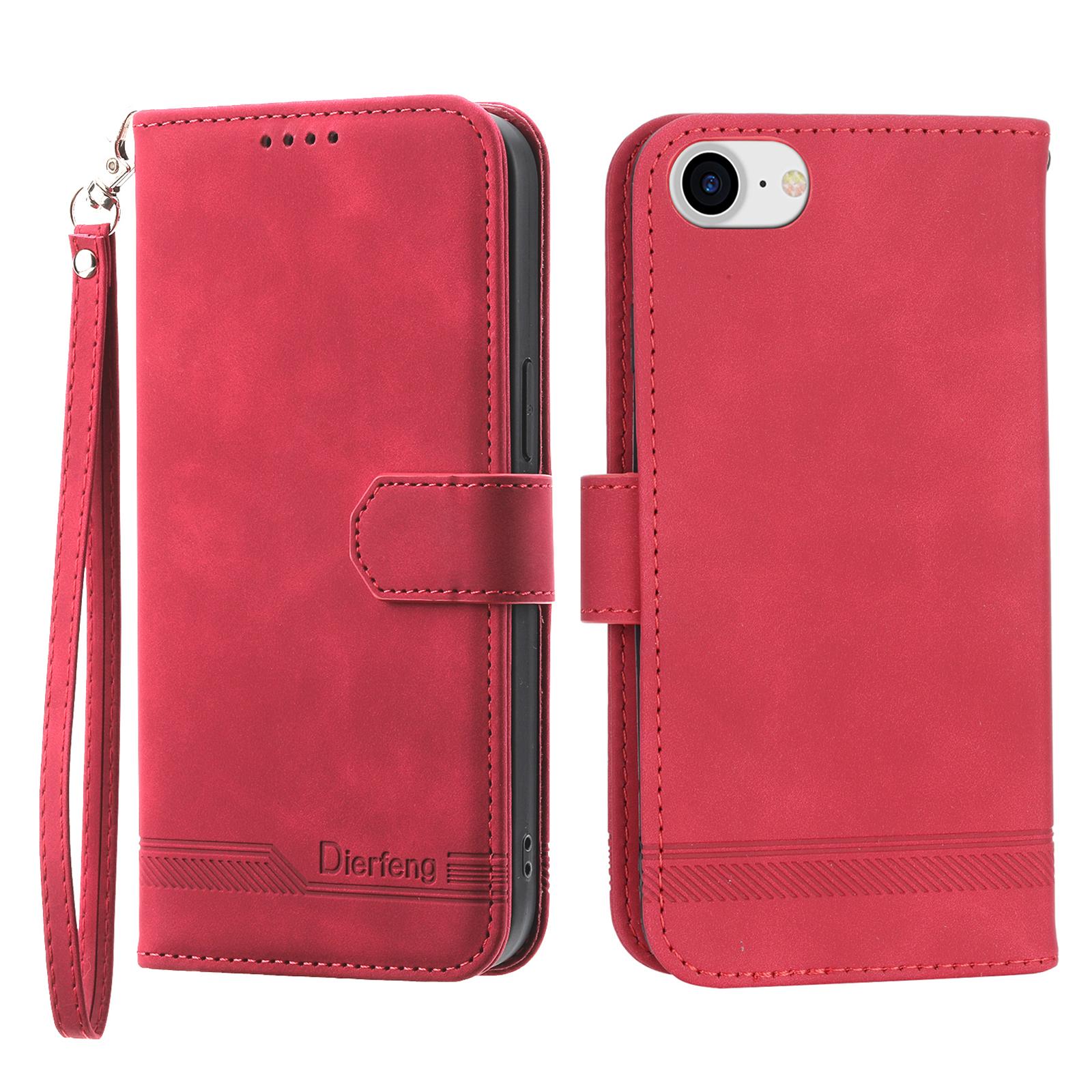 DIERFENG DF-03 Чехол для телефона для iPhone 7/8 4,7 дюйма/SE (2020)/СЕ (2022),Линии Тисненая Кожа Защитный Чехол для Телефона Кошелек Подставка Red
DIERFENG DF-03 Чехол для телефона для iPhone 7/8 4,7 дюйма/SE (2020)/СЕ (2022),Линии Тисненая Кожа Защитный Чехол для Телефона Кошелек Подставка Red