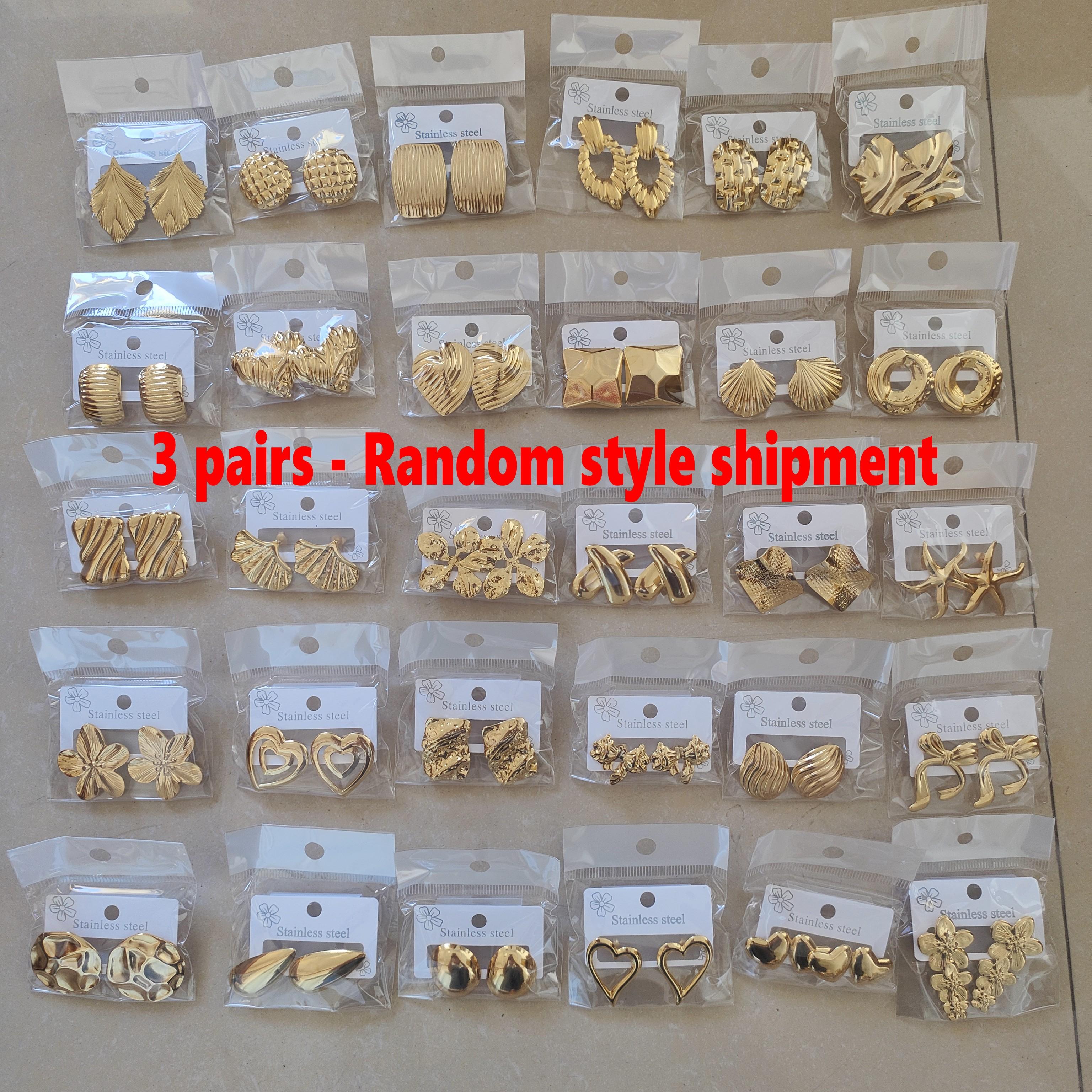 Элегантные женские серьги-гвоздики большого размера, винтажная текстура в виде линий, геометрический дизайн в виде сердца и цветов, ювелирные изделия для женщин, стиль случайная доставка
Элегантные женские серьги-гвоздики большого размера, винтажная текстура в виде линий, геометрический дизайн в виде сердца и цветов, ювелирные изделия для женщин, стиль случайная доставка