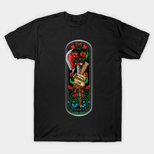 Men Black Print T-shirt Be Brave; Live. Buffy The Vampire Slayer Fanart No-Cut Transfer Paper Print Cotton Tshirt 3XL чорний
Men Black Print T-shirt Be Brave; Live. Buffy The Vampire Slayer Fanart No-Cut Transfer Paper Print Cotton Tshirt 3XL чорний