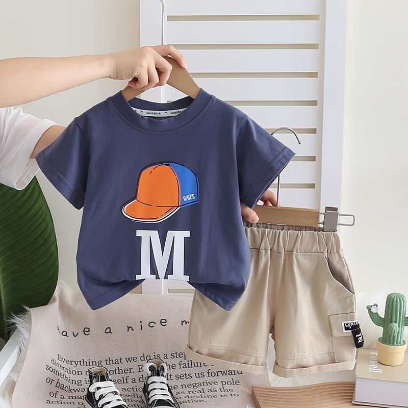 Набір для хлопчиків 0-5 років Дитячий комплект з двох предметів з коротким рукавом Кругла горловина капелюх Кольоровий блок Футболка Повсякденні шорти XXL синій
Набір для хлопчиків 0-5 років Дитячий комплект з двох предметів з коротким рукавом Кругла горловина капелюх Кольоровий блок Футболка Повсякденні шорти XXL синій