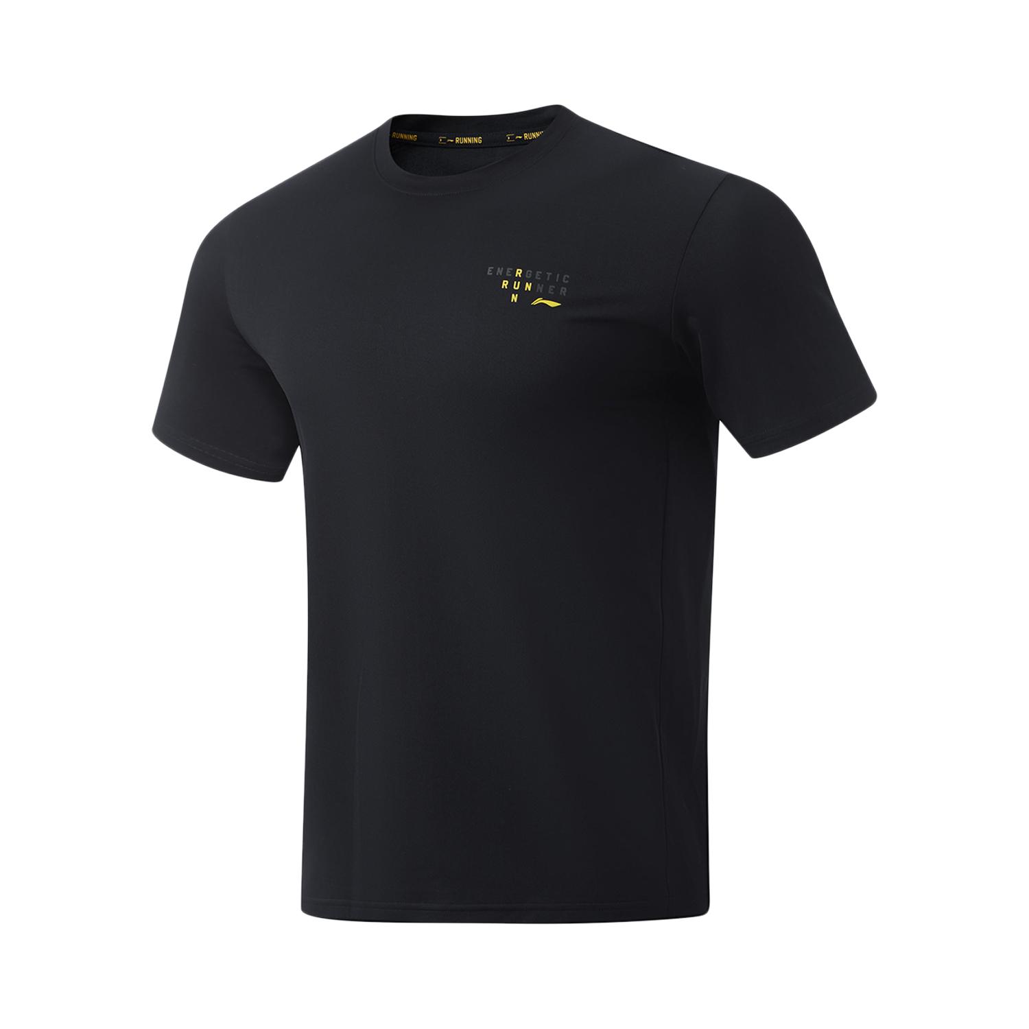 Футболка мужская Li Ning для бега из быстросохнущей дышащей ткани с круглым вырезом и логотипом, светоотражающая, с коротким рукавом, черная ATSU051-1 L
Футболка мужская Li Ning для бега из быстросохнущей дышащей ткани с круглым вырезом и логотипом, светоотражающая, с коротким рукавом, черная ATSU051-1 L