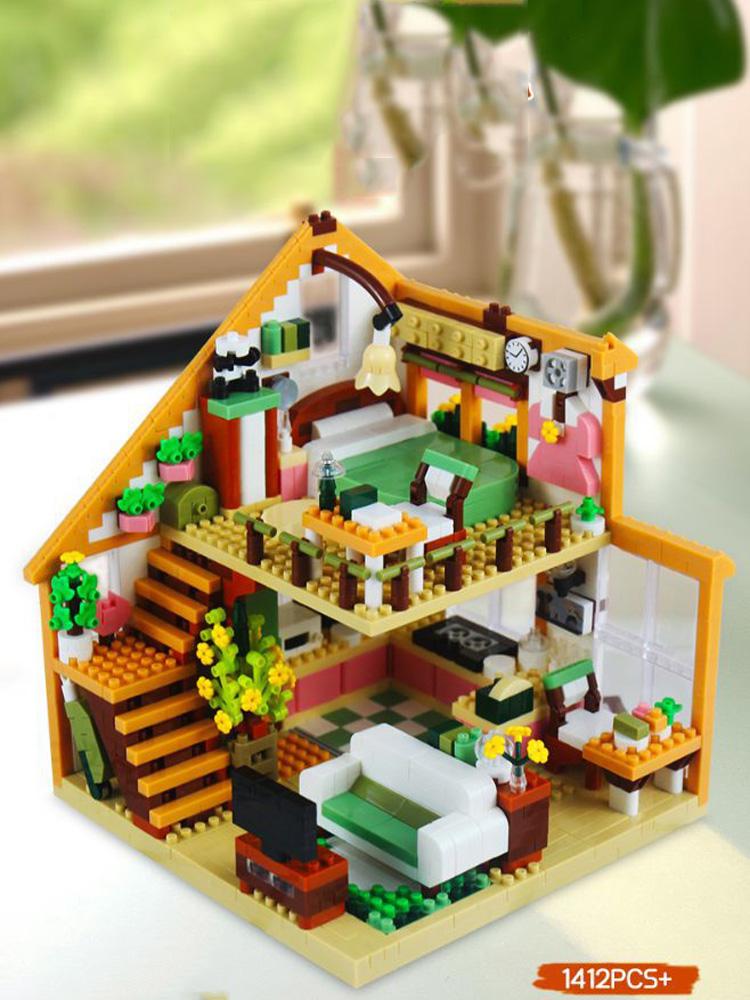 Nanobricks City Street View Micro Diamond Block Dream Language House Quiet Book Pavilion Room Construction Brick Construction Toys
Nanobricks City Street View Micro Diamond Block Dream Language House Quiet Book Pavilion Room Construction Brick Construction Toys