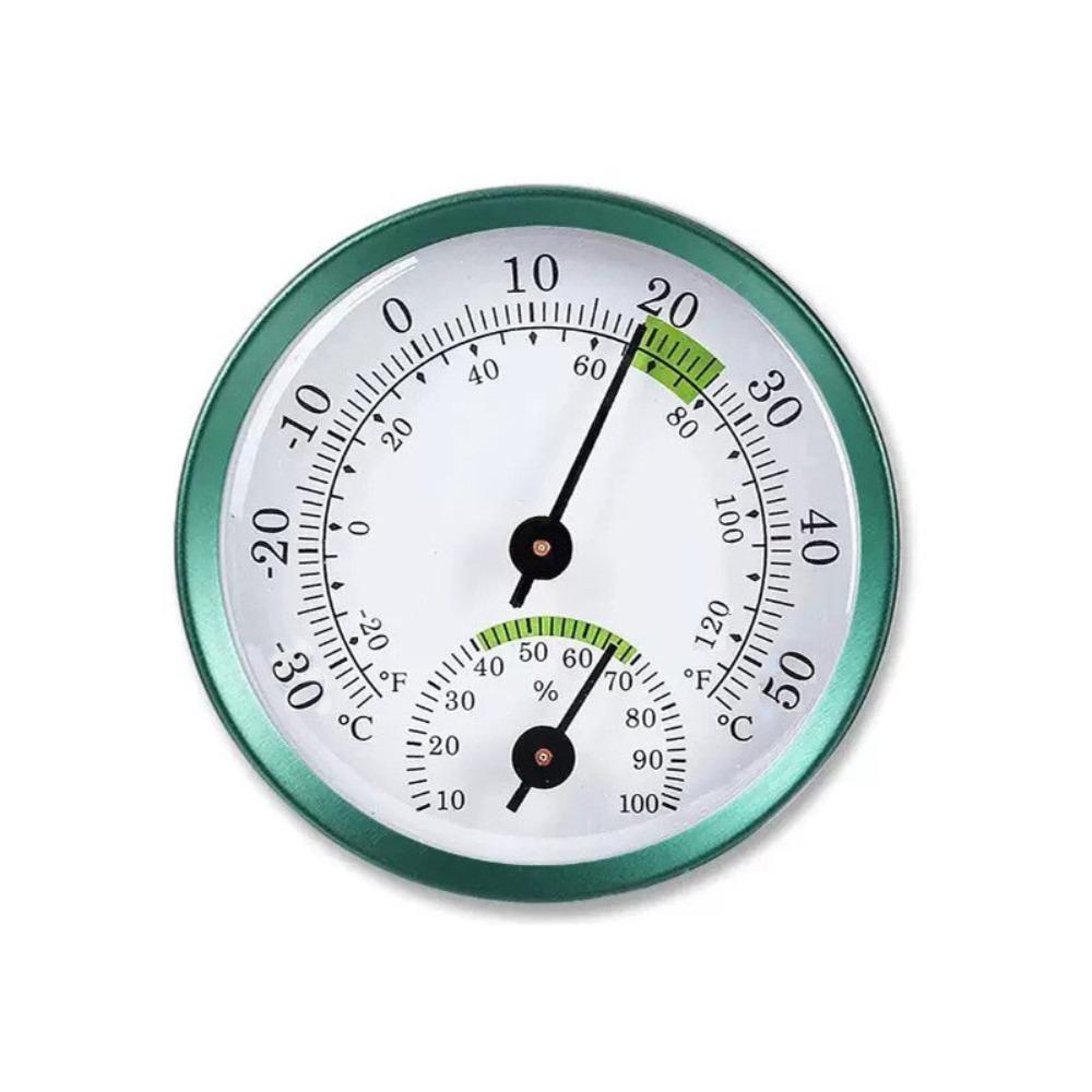 2 in 1 Thermometer Hygrometer Wall-mounted Aluminum Alloy Thermo-Hygrometer Auto Measure No Batteries Required
2 in 1 Thermometer Hygrometer Wall-mounted Aluminum Alloy Thermo-Hygrometer Auto Measure No Batteries Required