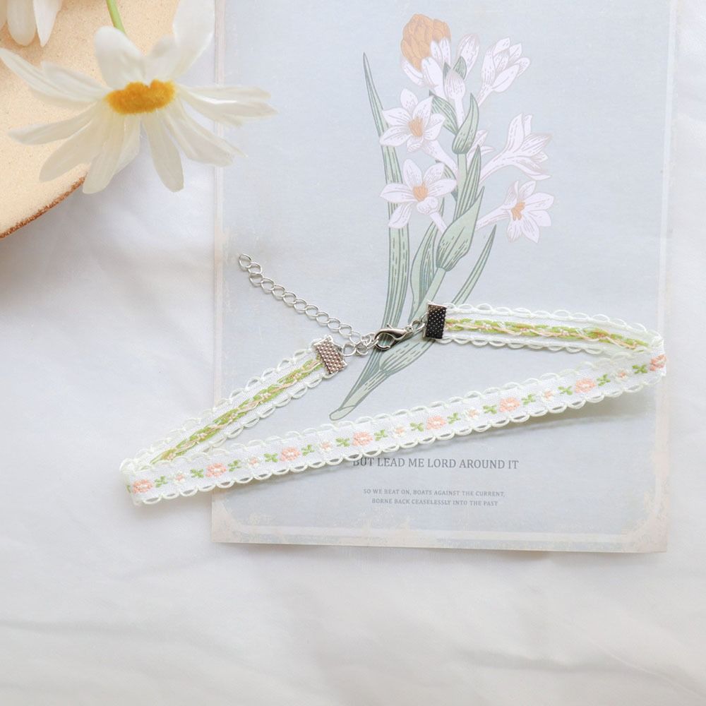 Silky Choker Necklace Women s Short Neck Strap Ribbon Collar Adjustable Short Necklace Spring style 2
Silky Choker Necklace Women s Short Neck Strap Ribbon Collar Adjustable Short Necklace Spring style 2