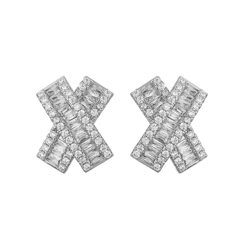 HECHENG,x Shape Earrings Luxury Full of Zircon for Women, Rainbow Stone Ear Studs Wholesale Dropshipping мідний/білий
HECHENG,x Shape Earrings Luxury Full of Zircon for Women, Rainbow Stone Ear Studs Wholesale Dropshipping мідний/білий