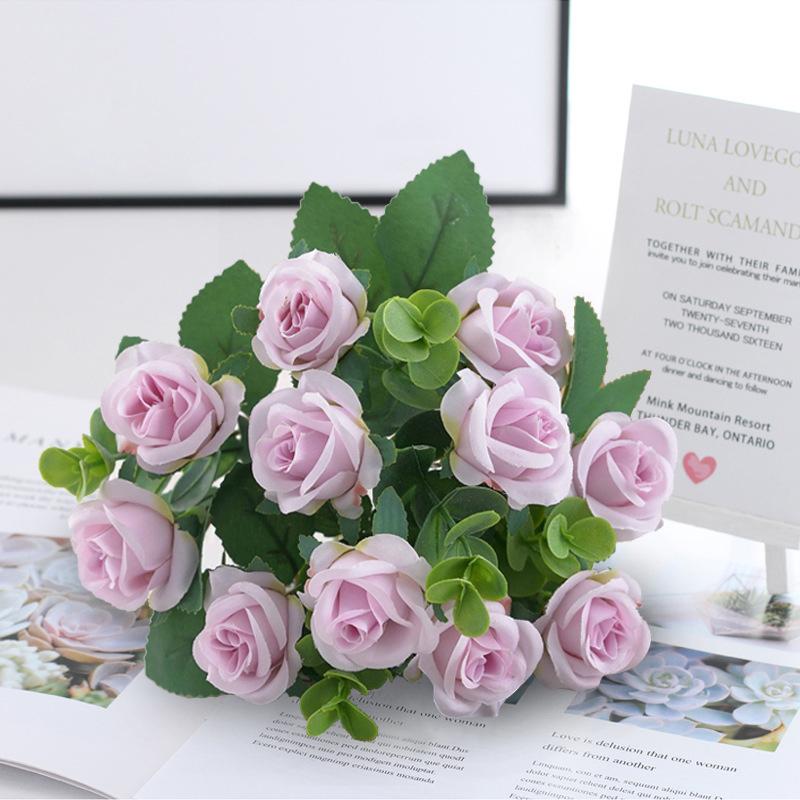 Simulation Rose Eucalyptus Leaves Simulation Fake Flower Rose Wedding Table Home Decorations
Simulation Rose Eucalyptus Leaves Simulation Fake Flower Rose Wedding Table Home Decorations