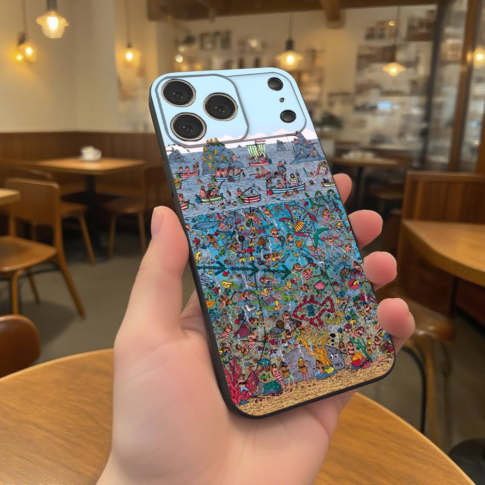 Game Wheres W-WallyS Waldo Book Phone Case For iPhone 17,16,15,14,13,12,11,Pro,Max,Plus Black Shockproof Soft Cover iPhone12PROMAX
Game Wheres W-WallyS Waldo Book Phone Case For iPhone 17,16,15,14,13,12,11,Pro,Max,Plus Black Shockproof Soft Cover iPhone12PROMAX