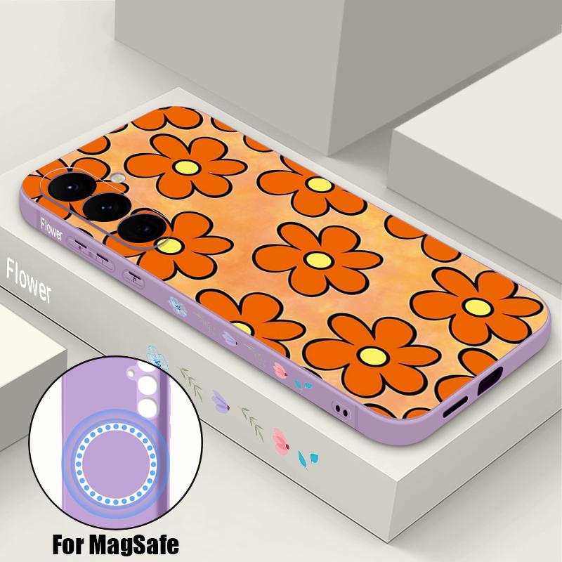 Cartoon Orange Flowers Print Case For Samsung Galaxy S26 S25 Ultra S24 S23 FE S22 Plus S21 Built-in Metal Plate Magnetic Silicone Cover Samsung S23 FE
Cartoon Orange Flowers Print Case For Samsung Galaxy S26 S25 Ultra S24 S23 FE S22 Plus S21 Built-in Metal Plate Magnetic Silicone Cover Samsung S23 FE