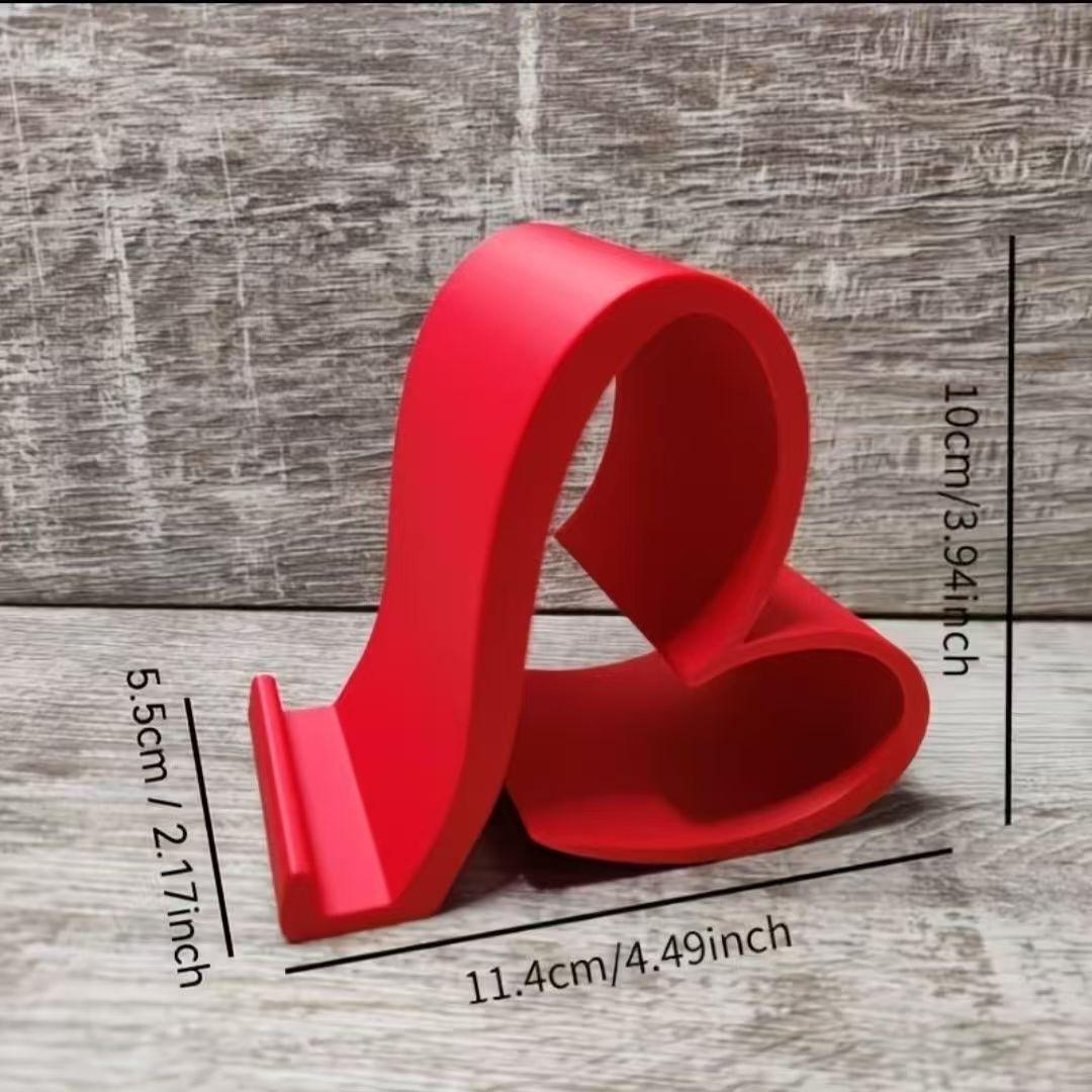 3D Printed Heart-Shaped Phone Holder for Home or Office – Perfect Valentine s Day Gift 9.5cm x 5.7cm x 9cm красный
3D Printed Heart-Shaped Phone Holder for Home or Office – Perfect Valentine s Day Gift 9.5cm x 5.7cm x 9cm красный