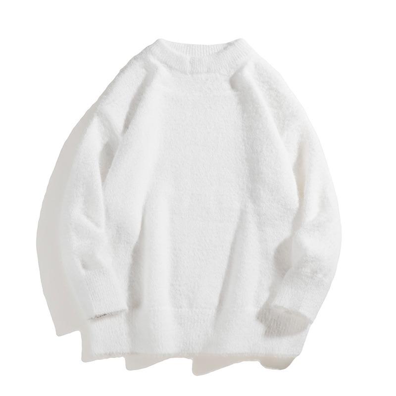 Men s Retro Loose Fit Faux Mink Fur Winter Sweater, Round Neck Solid Color Knitwear XL білий
Men s Retro Loose Fit Faux Mink Fur Winter Sweater, Round Neck Solid Color Knitwear XL білий