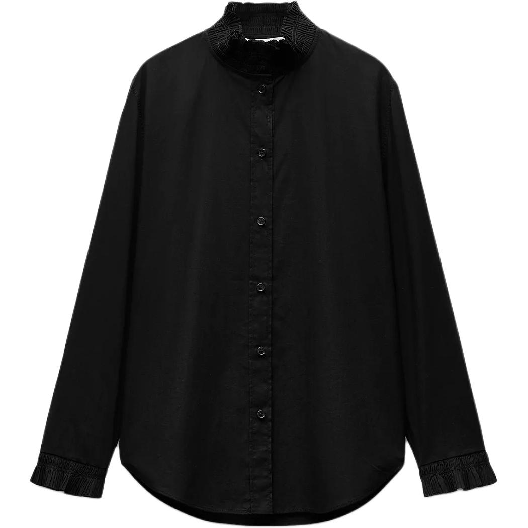 Zara Минималистичная Удобная Футболка с Круглым Вырезом Однотонная с Длинным Рукавом Женские футболки Черный 4786277-800 S
Zara Минималистичная Удобная Футболка с Круглым Вырезом Однотонная с Длинным Рукавом Женские футболки Черный 4786277-800 S