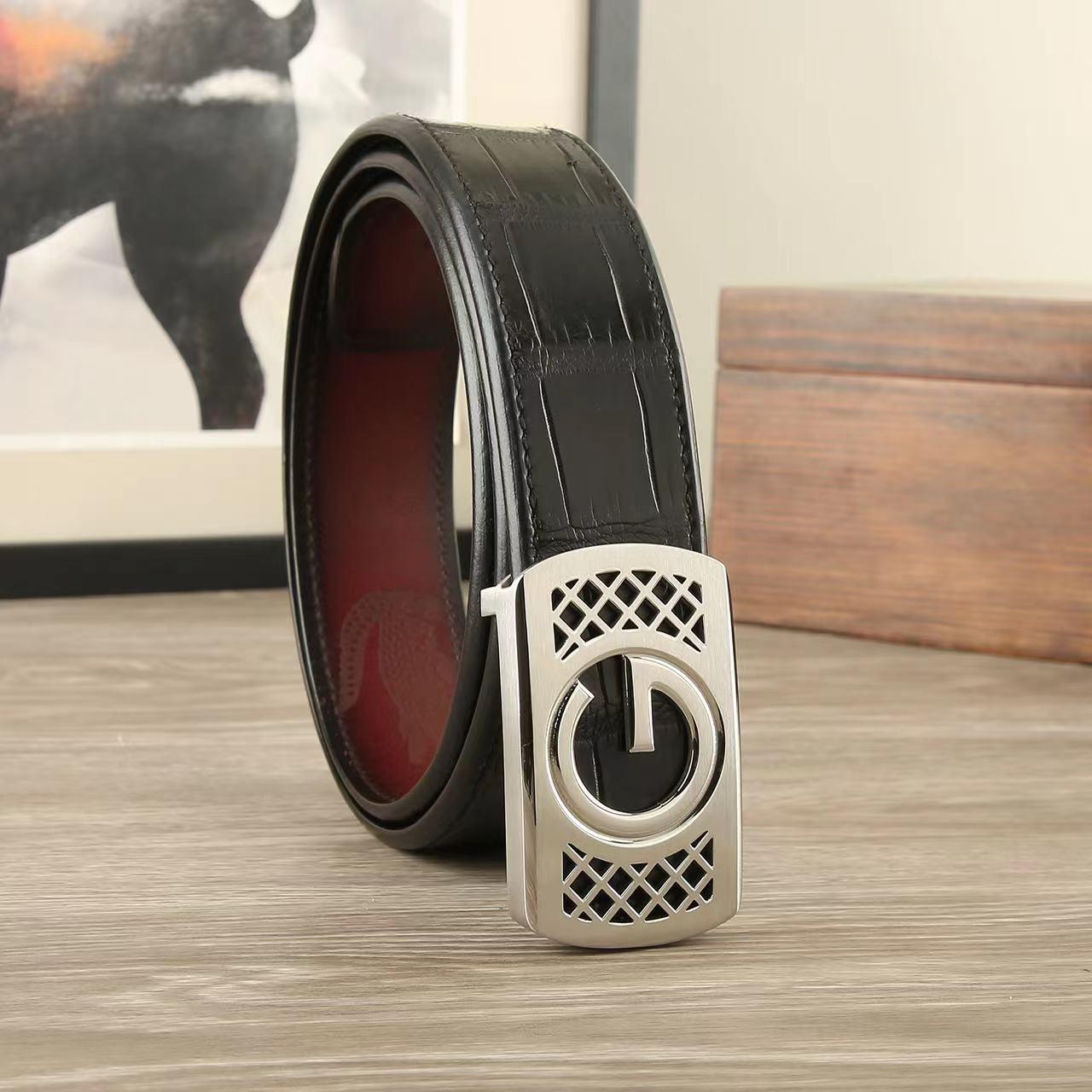 Мужской роскошный ремень из кожи аллигатора на животе для деловых брюк 125 cm
Мужской роскошный ремень из кожи аллигатора на животе для деловых брюк 125 cm