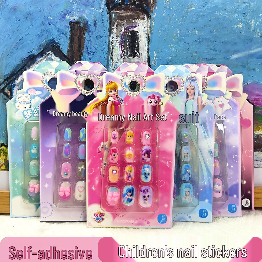 Children s Wearable Cute Cartoon Nail Stickers - Waterproof, Self-Adhesive, Safe 6 Pieces, No Repeats
Children s Wearable Cute Cartoon Nail Stickers - Waterproof, Self-Adhesive, Safe 6 Pieces, No Repeats