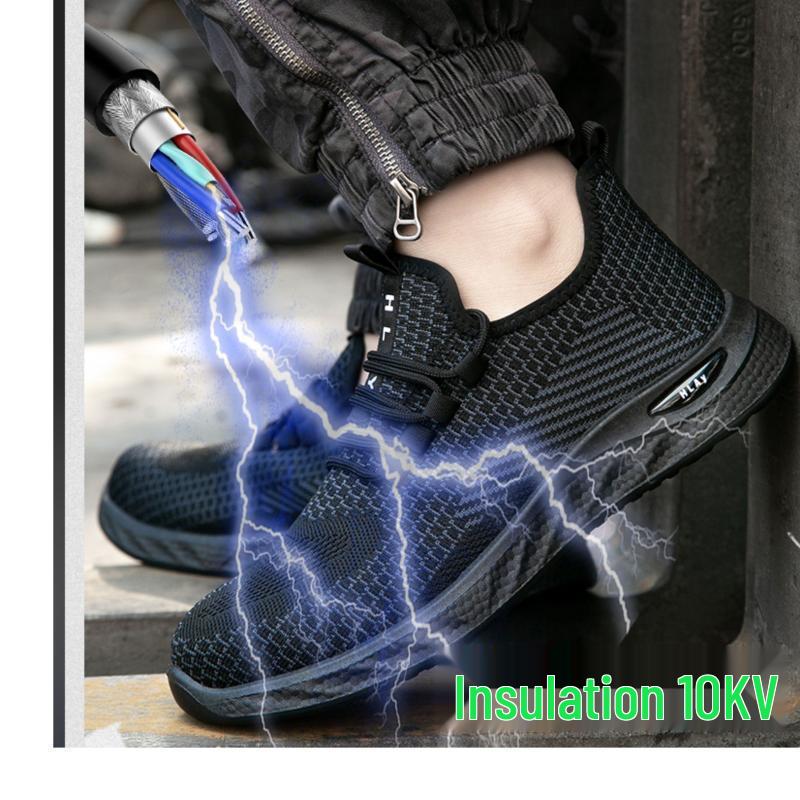 Мужская защитная обувь: Легкая, Дышащая, Износостойкая, Ударопрочная, Устойчивая к проколам Изоляционная обувь для электриков, Безопасная для проходных. Size 41 Black Grey Insulated
Мужская защитная обувь: Легкая, Дышащая, Износостойкая, Ударопрочная, Устойчивая к проколам Изоляционная обувь для электриков, Безопасная для проходных. Size 41 Black Grey Insulated