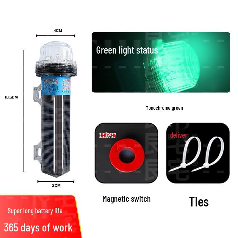 High-Brightness Tricolor Solar Marine Signal Light: Waterproof, Constant, and Flashing for Fishing Boats and Buoy Net Markers
High-Brightness Tricolor Solar Marine Signal Light: Waterproof, Constant, and Flashing for Fishing Boats and Buoy Net Markers