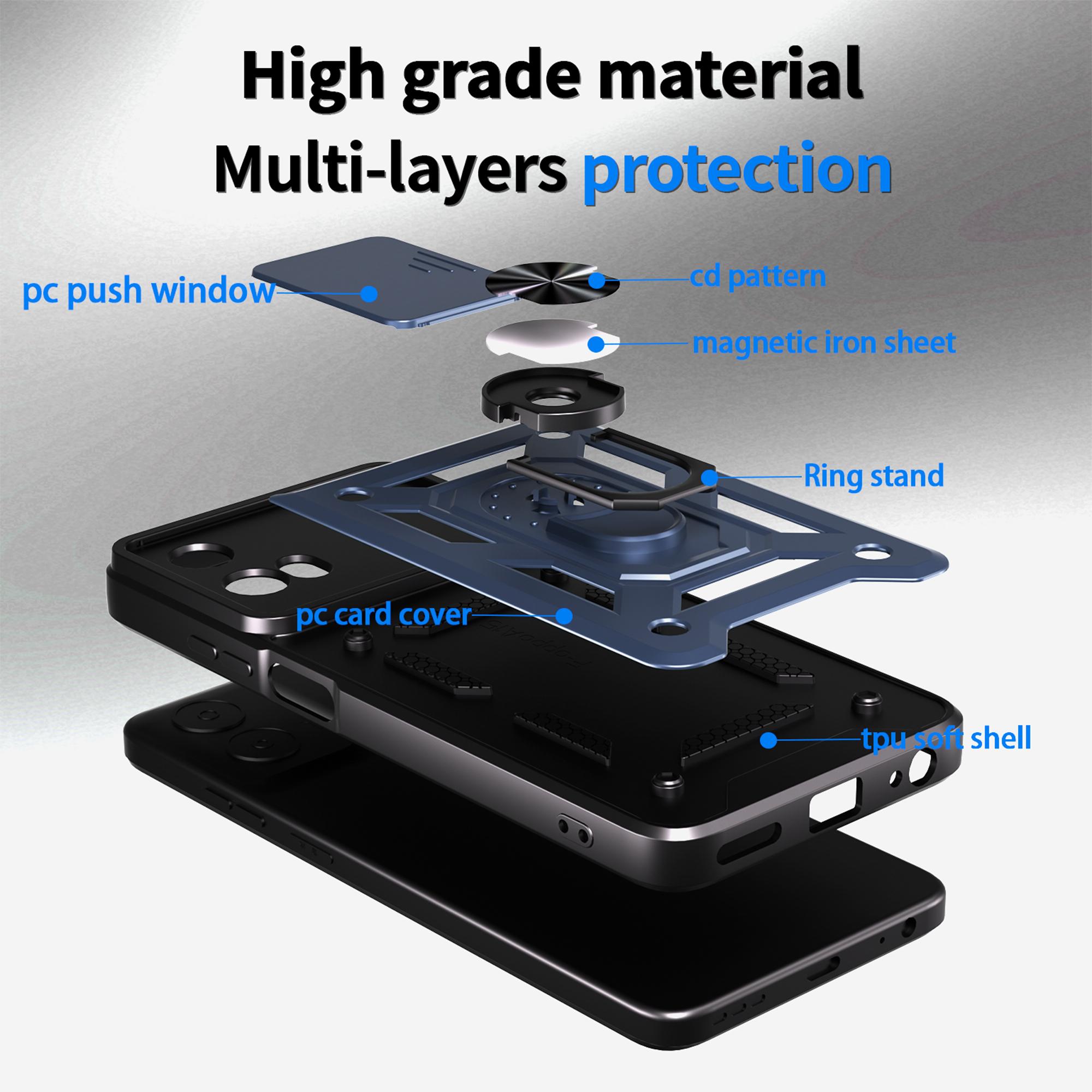 For Motorola Moto G 5G (2024) Case with Slide Camera Lid PC+TPU Kickstand Phone Cover Silver
For Motorola Moto G 5G (2024) Case with Slide Camera Lid PC+TPU Kickstand Phone Cover Silver